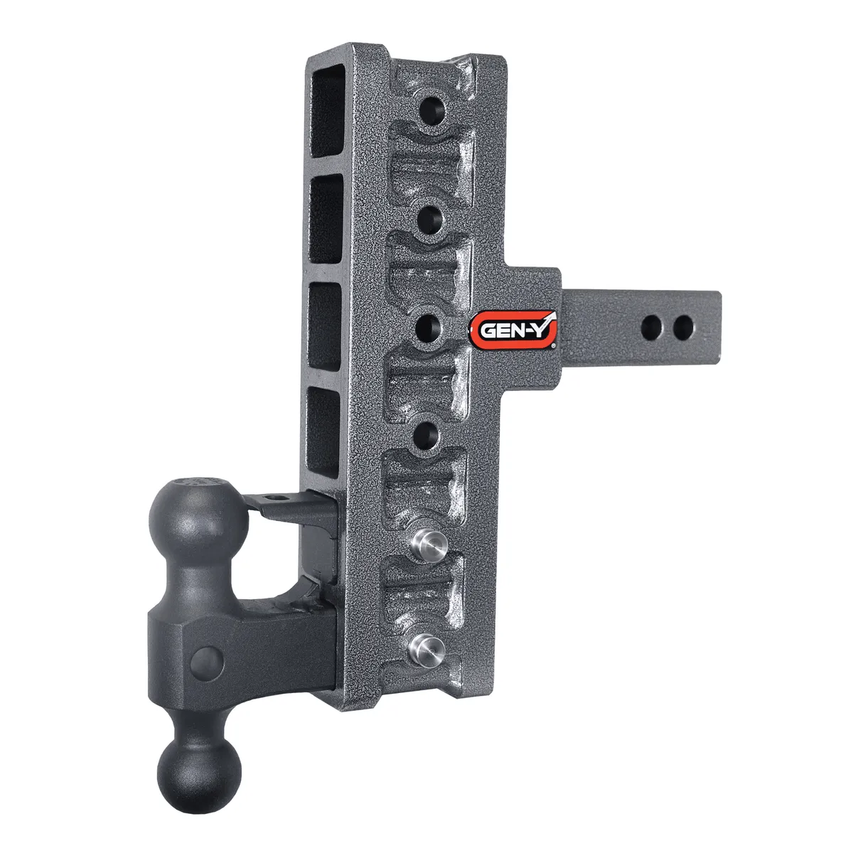 GEN-Y Hitch Mega-Duty 10in Drop Hitch w/ Dual-Ball Mount and Pintle Lock product image