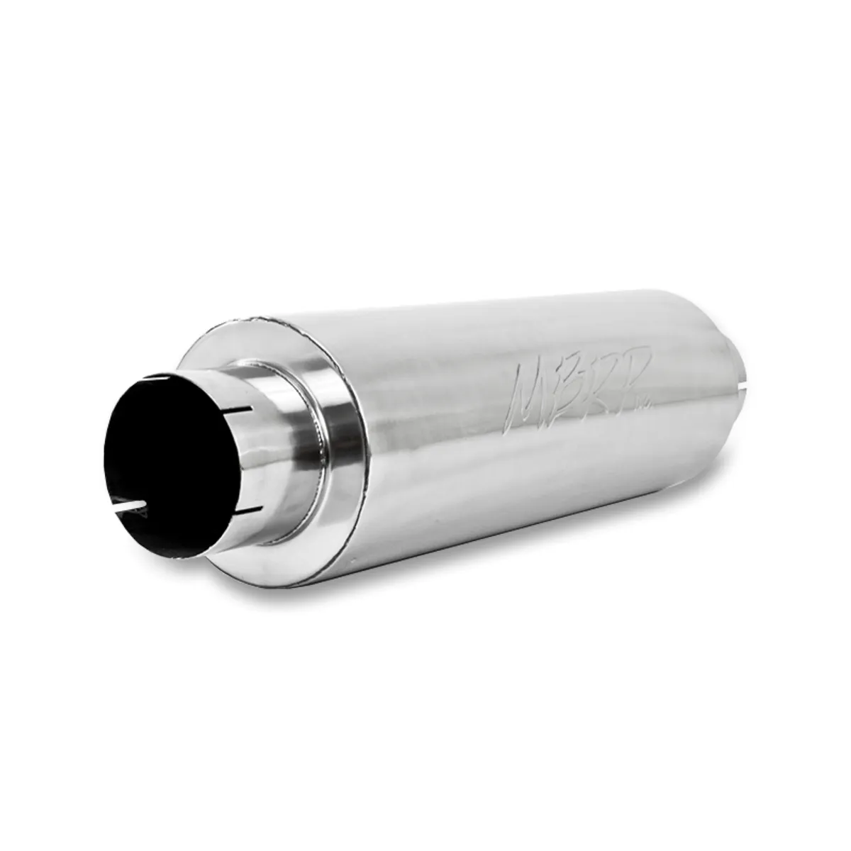 Armor Lite Quiet Tone Diesel Muffler; 5 in. Inlet/Outlet Diameter; 8 in. Body; 31 in. Overall; Aluminized; 4 in. Outlet Diameter Tip; product image