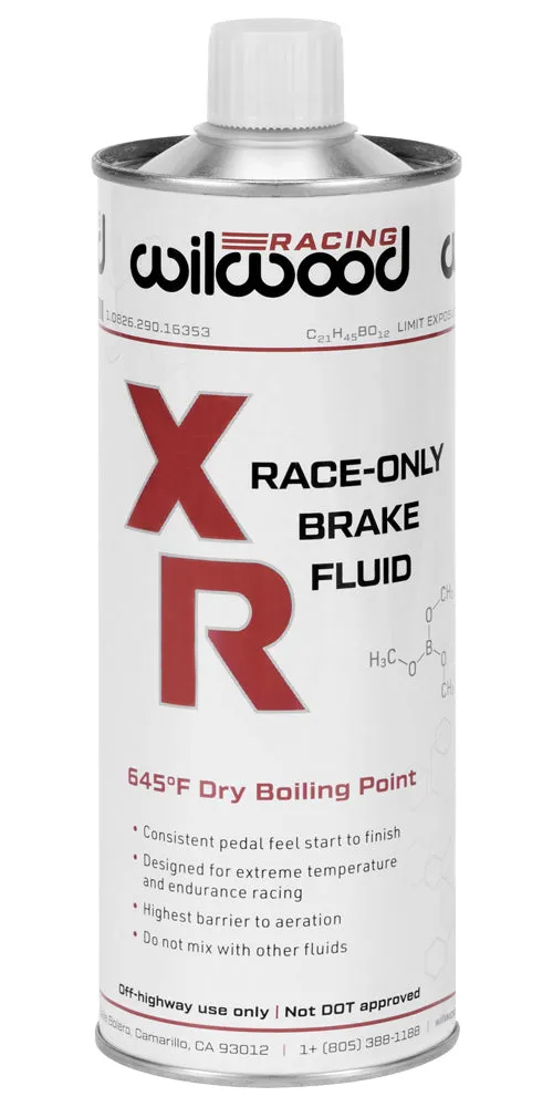 Wilwood Brakes Brake Fluid XR Racing 500ml Can NON-DOT 4pk