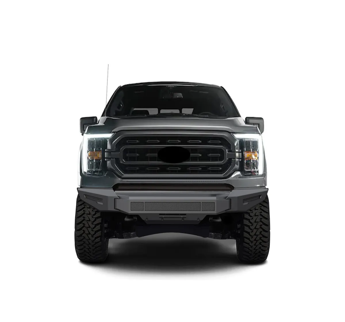 Black Horse Off Road AFB-F121-BU Armour II Heavy Duty Modular Front Bumper-Bumper Only product image
