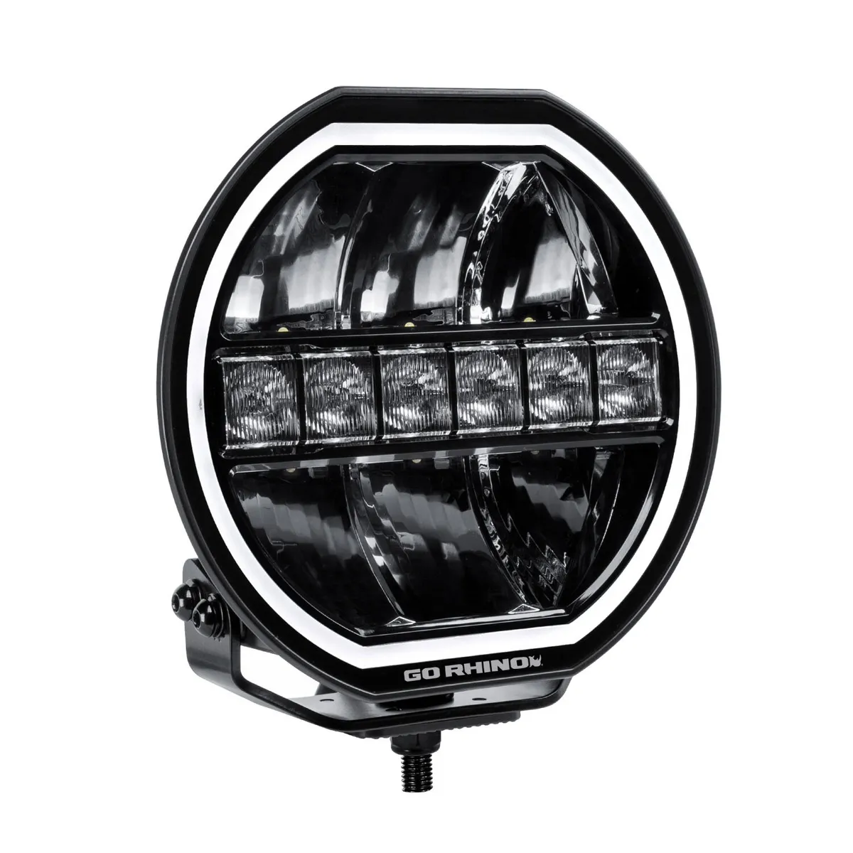 go Rhino 751440911crs Blackout Series - Maxline 9 LED Hi/Low Beam With Multi Daytime Running Light product image