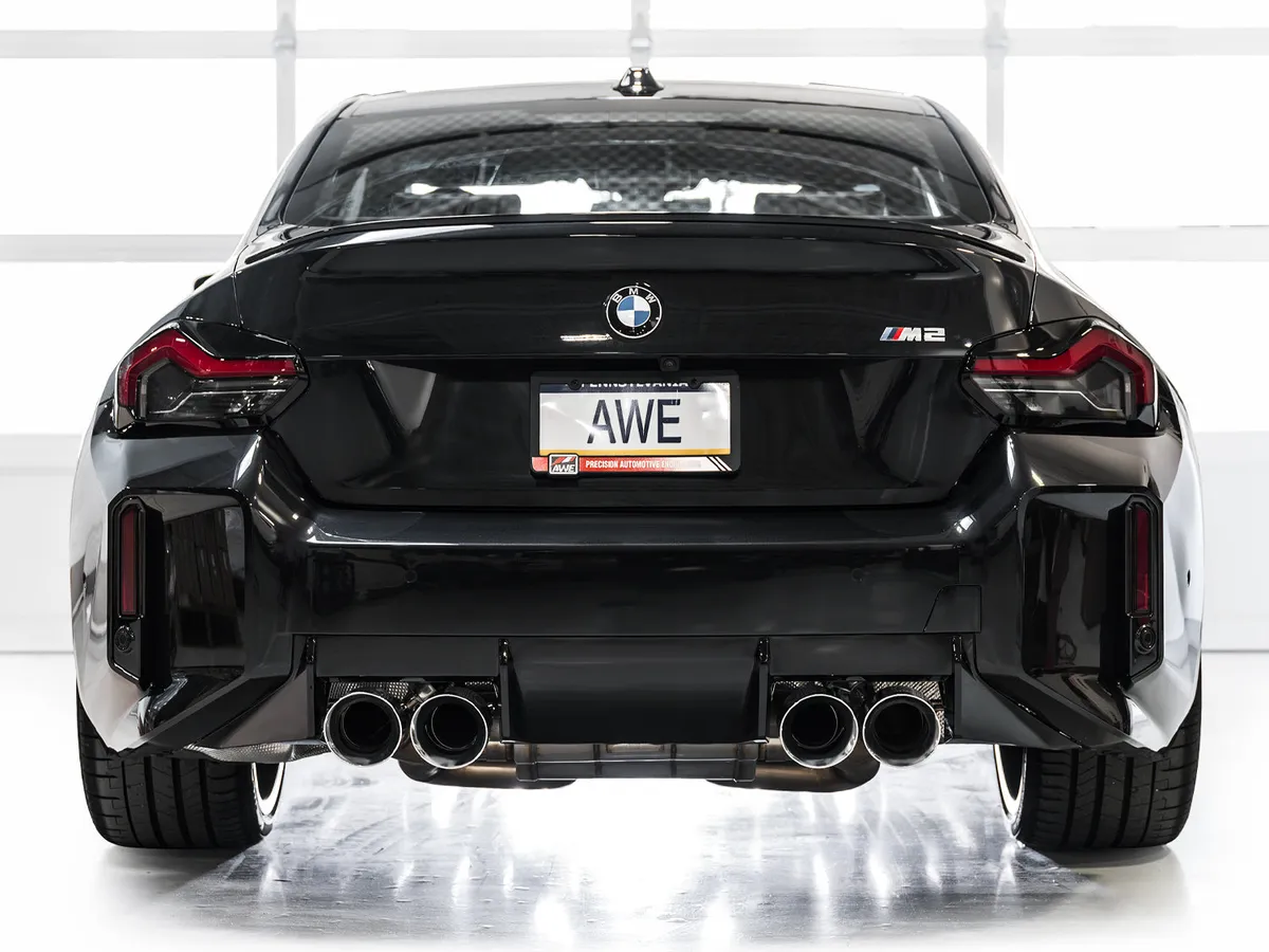 AWE SwitchPath™ Exhaust for BMW G87 M2 - Chrome Silver Tips product image