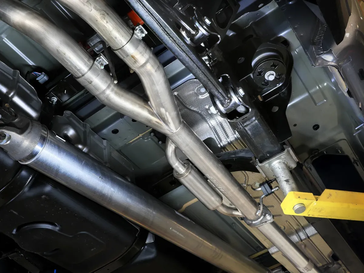 AFE Power Vulcan Series 3 IN 304 Stainless Steel Cat-Back Exhaust System w/ Polished Tips RAM 1500 25-26 L6-3.0L (tt) 49-32088-P 49-32088-P product image
