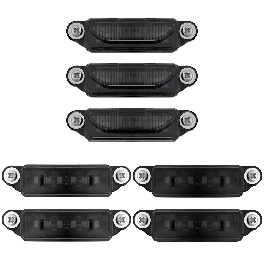 Dodge 21-25 RAM 1500 Trx 7-Pc Fender & Hood Light Kit Smoked Lens White or Amber LED Running Lights w/ Startup Light Sequence - Multiple Options product image