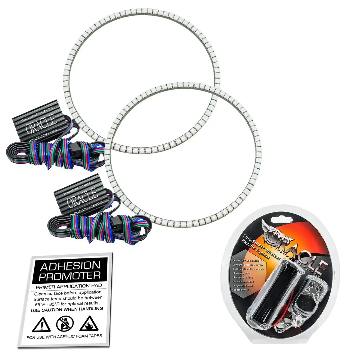 ORACLE Lighting 2007-2017 Jeep Wrangler JK LED Surface Mount Headlight Halo Kit product image