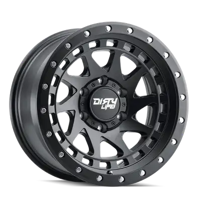 DIRTY LIFE Dirty Life 9311 Enigma Pro Series Wheel, 17x9 5x5 -12MM - Matte Black - JT/JL/JK