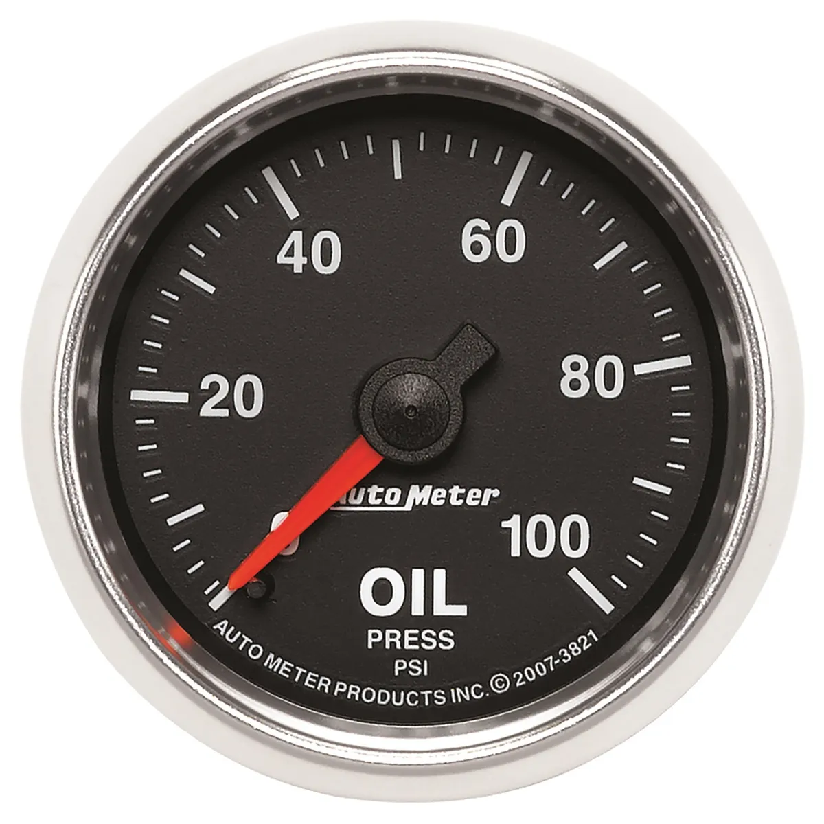 Gauge, Oil Pressure, 2 1/16", 100psi, Mechanical, GS product image