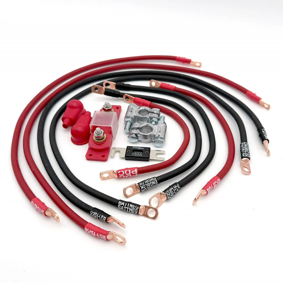 1991-1995 Jeep Wrangler YJ Battery Cable Kit 4.0 Liter 4 Gauge Battery Cable Big7Kits product image