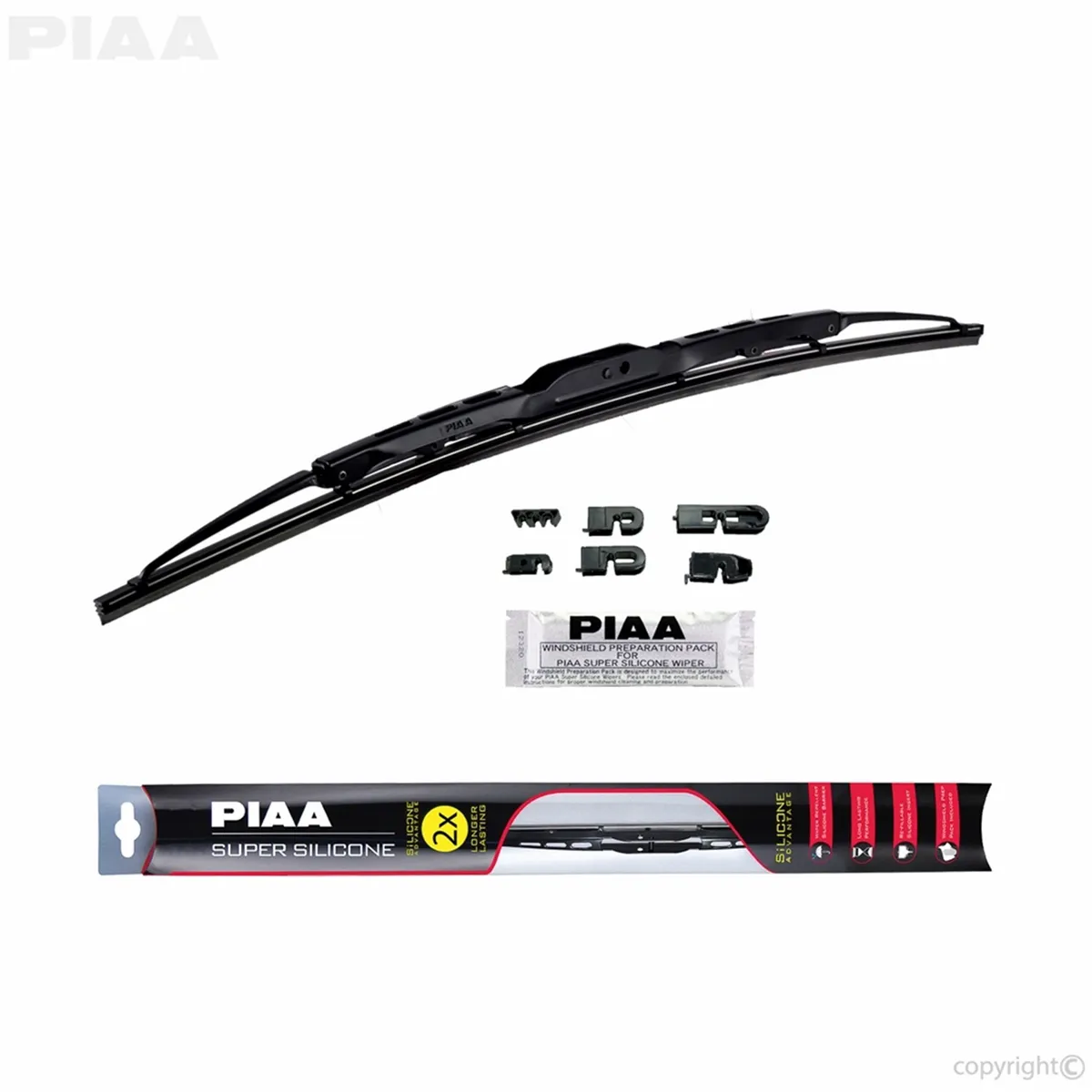 Super Silicone Wiper 12in (300mm) Hook Style And Pin Style Frame product image