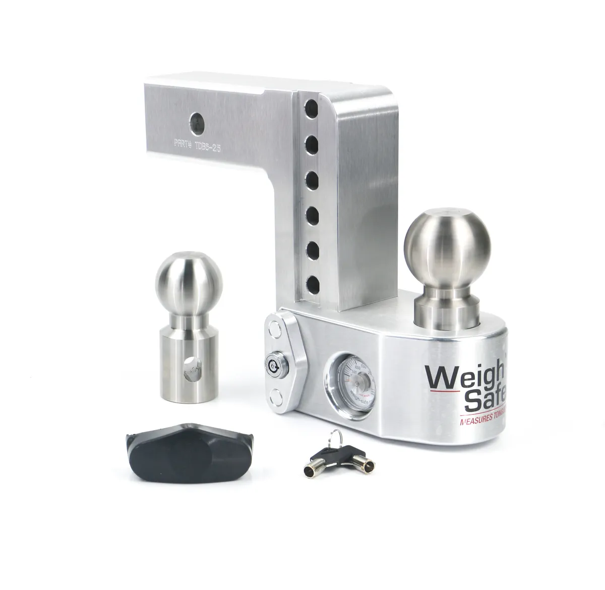 Weigh Safe 6in Drop Hitch w/ 2.5in Shank (8k/14.5k Gtwr) product image