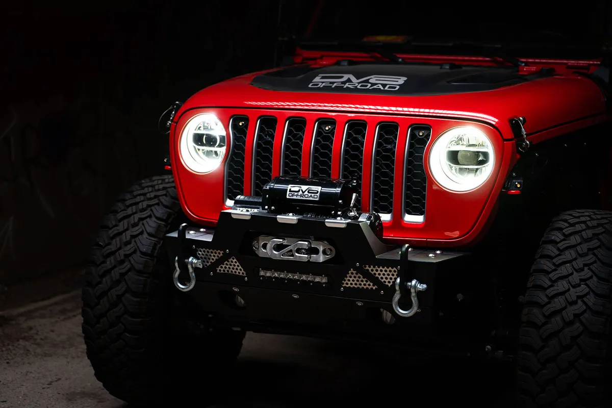 2018-2026 Jeep Wrangler JL & Gladiator JT LED Headlights | Chrome product image