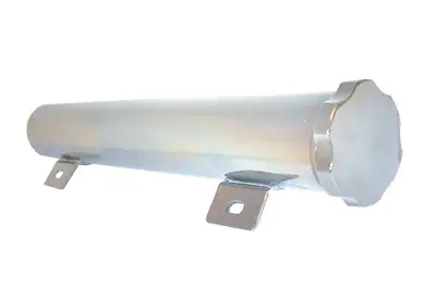 Racing Power Company Aluminum Tank Overflow 1 3In X 2In - Polished