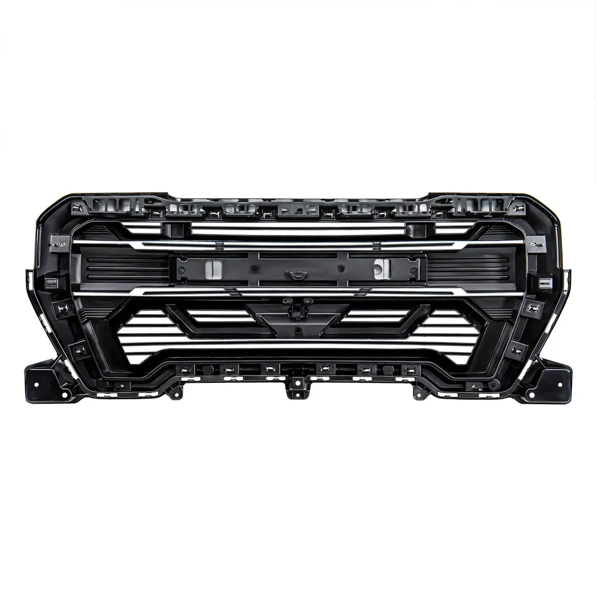 American Modified Amgmaa00111 Armor Grille Emblem Base Outside Surround And Front Camera Bracket Glossy Black product image