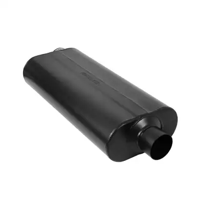 Flowmaster 70 Series Big Block II Muffler 3.00in IN (O) / OUT (C): ea 16 Gauge Aluminized Steel