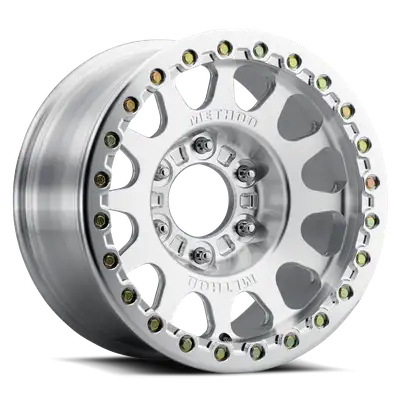 Method Race Wheels Method Race Wheels MR207 Beadlock 18x9.5 20mm Offset 6x6.5 108.71mm Centerbore Machined - Raw Race Drilled w BH-H24125-38 MR20789570320BR