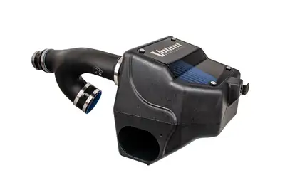 Volant Cold Air Intake Kit; Incl. Closed Filter Box/Air Duct/MaxFlow® 5 Filter; Round; Oiled; 6.0 in. Flange;