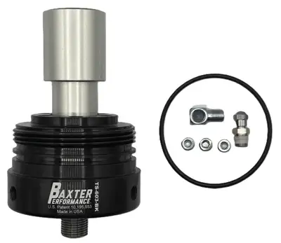 Baxter Performance 0721 Tundra/0921 Lx570 4.6/5.7l Cartridge to Spinon Oil Filter Adapter Black