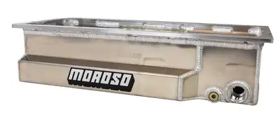 Moroso Oil Pan Ext W/S 16 an P/U 6.5 Deep 4.9 bs Noonan Hemi Aluminum