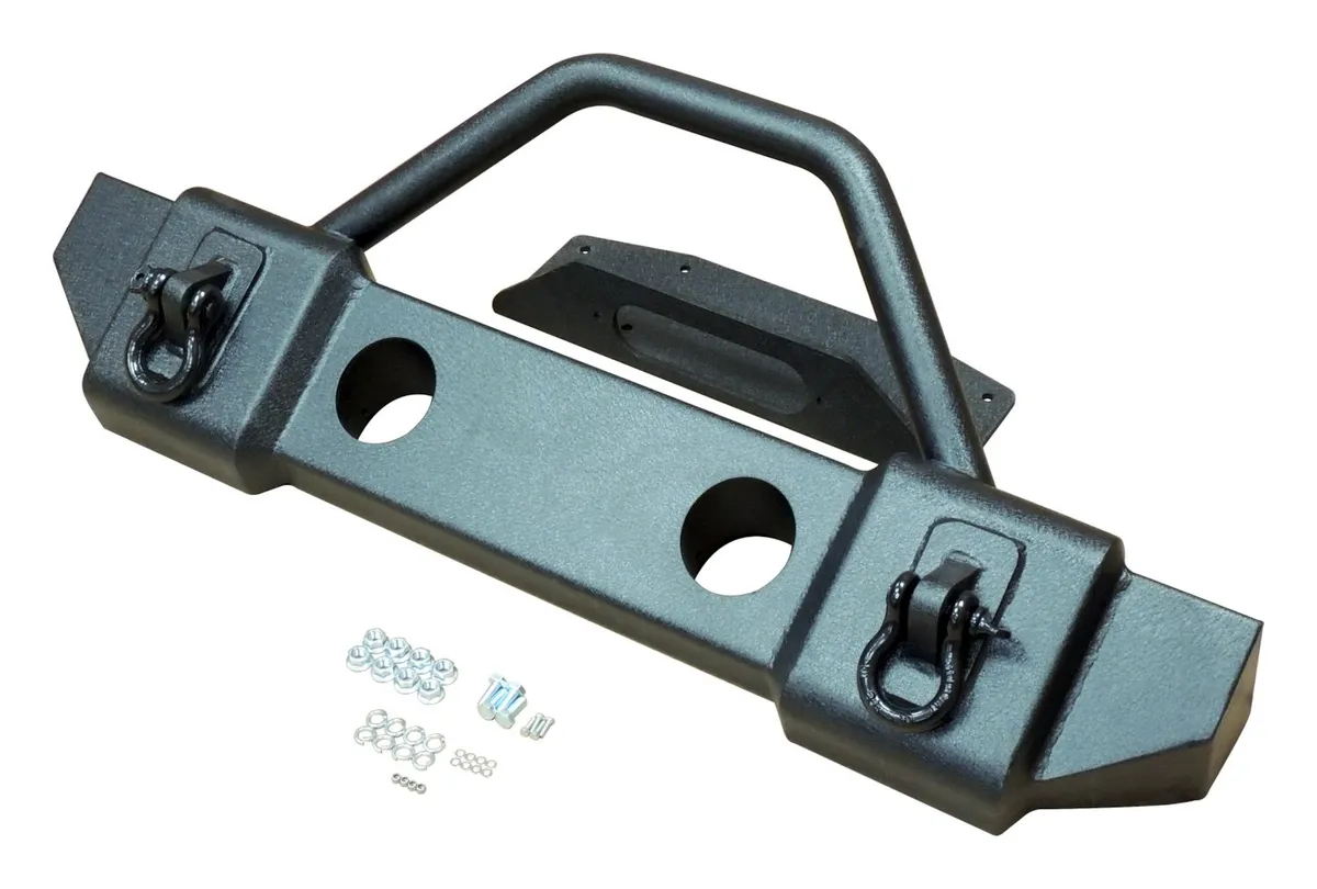 Heavy Duty Stubby Front Bumper For 20072018 Jeep JK Wrangler product image