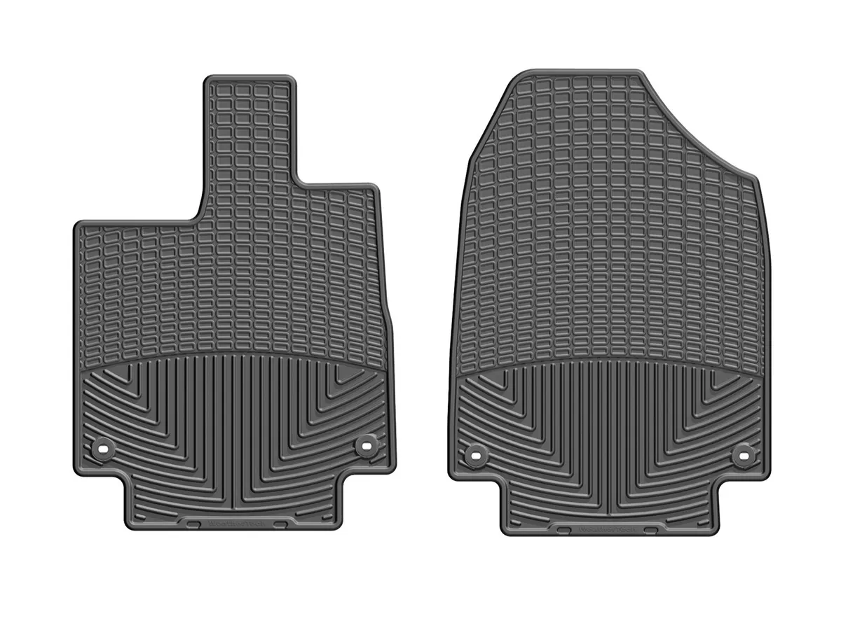Weathertech Black Front Rubber Mats Honda Odyssey 2018 +