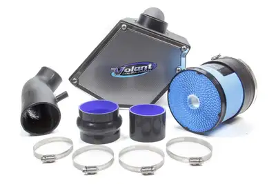 Volant Cold Air Intake Kit; Incl. Closed Filter Box/Air Duct/PowerCore® Filter/Connectors/Clamps;