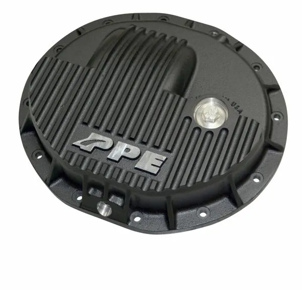 Heavy Duty Cast Aluminum Front Differential Cover 15-17 Ram 2500/3500 HD Black PPE Diesel product image
