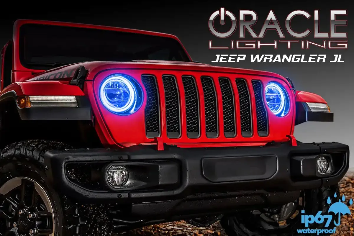 ORACLE Lighting 2020-2025 Jeep Gladiator JT LED Headlight Surface Mount Halo Kit product image