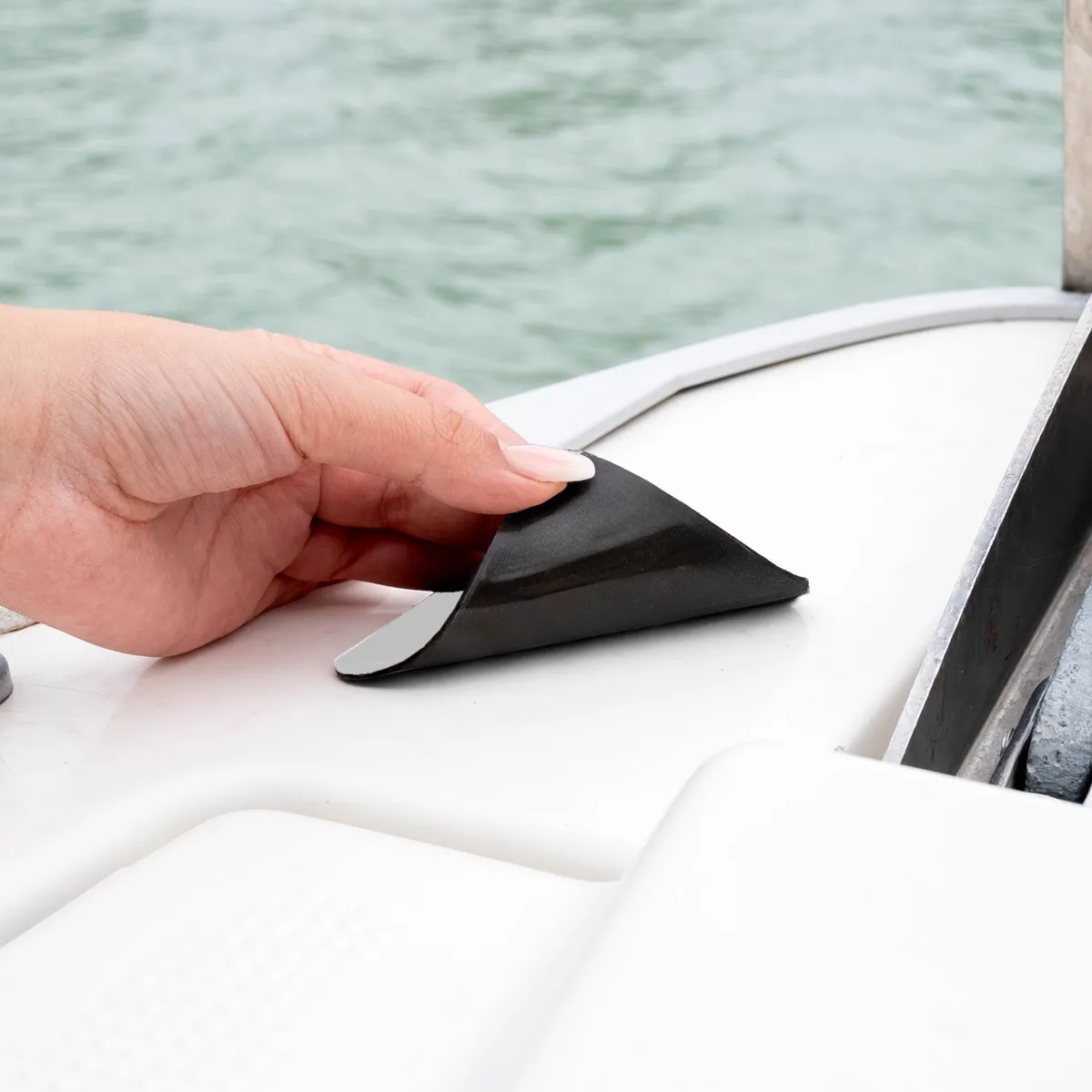 Metal-Nano-Gel-Pads (Square) White product image