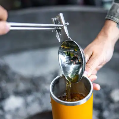 GSI Outdoors Glacier Stainless Folding Chef Spoon/Ladle