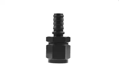 Redhorse Performance 06 An Straight Crimp Style Hose End Black