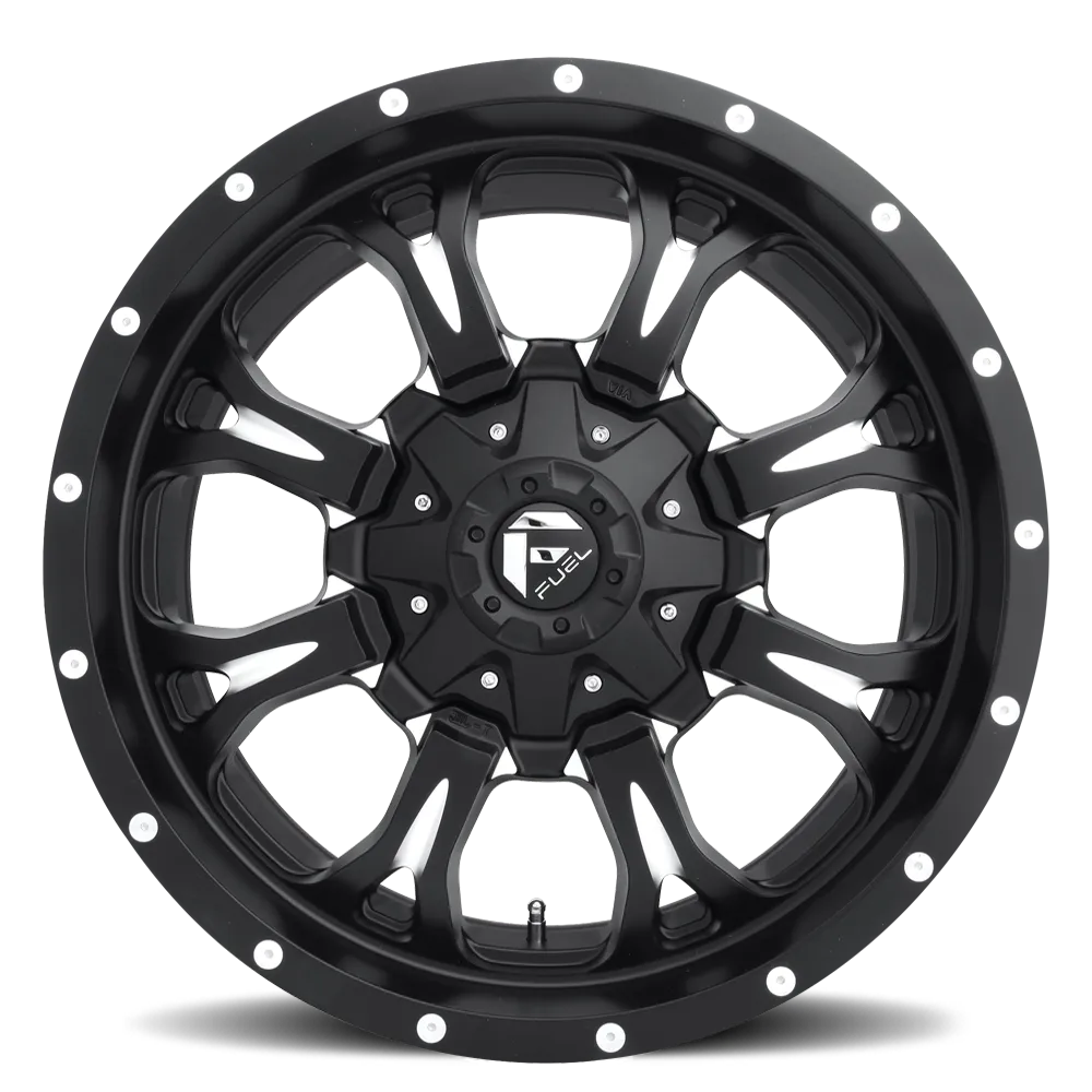 Aluminum Wheels 17X9 Krank D517 5 On 114.3/5 On 127 Matte Black/Milled 78.1 Bore -12 Offset Fuel Off Road Wheels product image