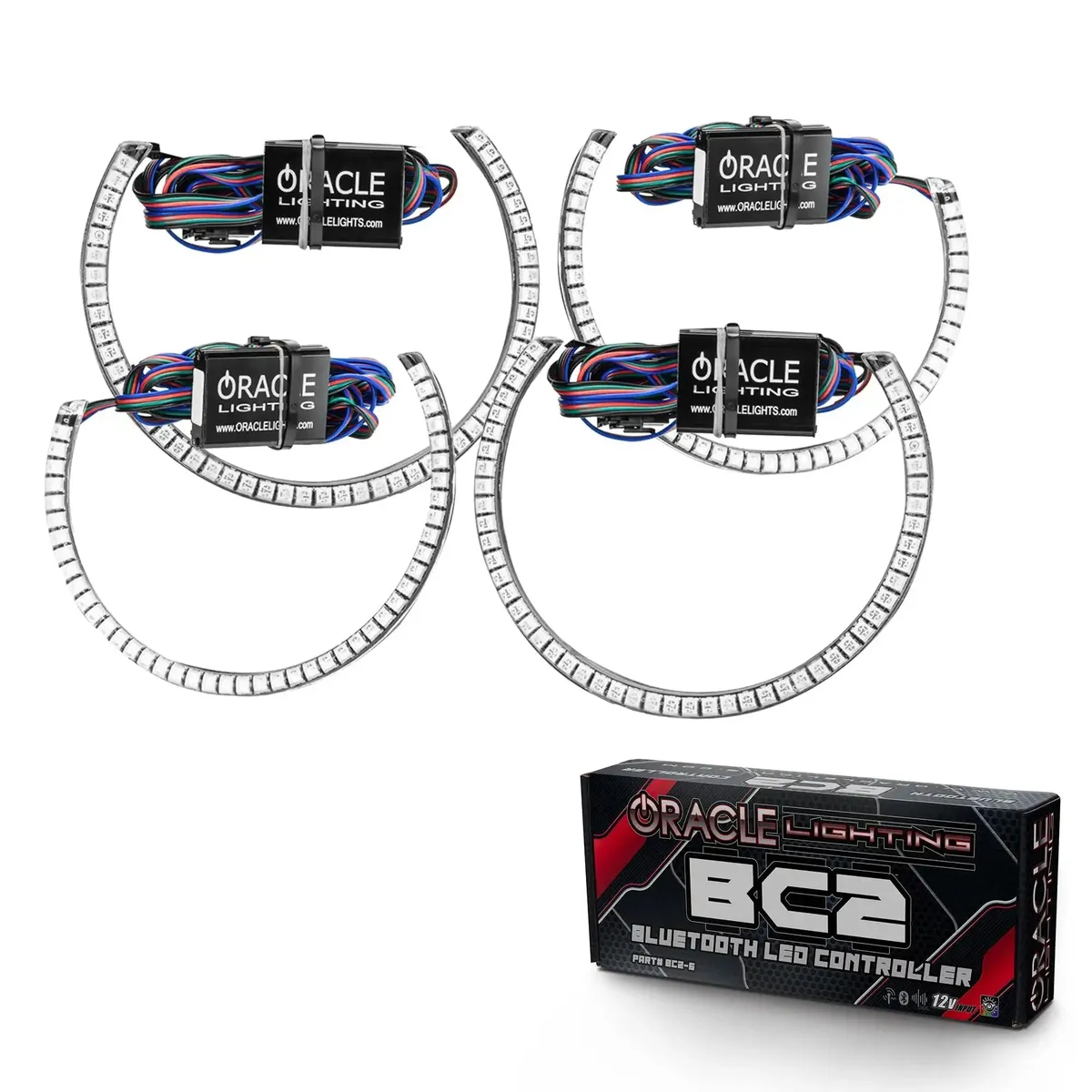 ORACLE Lighting 2015-2023 Dodge Challenger LED Surface Mount Headlight Halo Kit product image