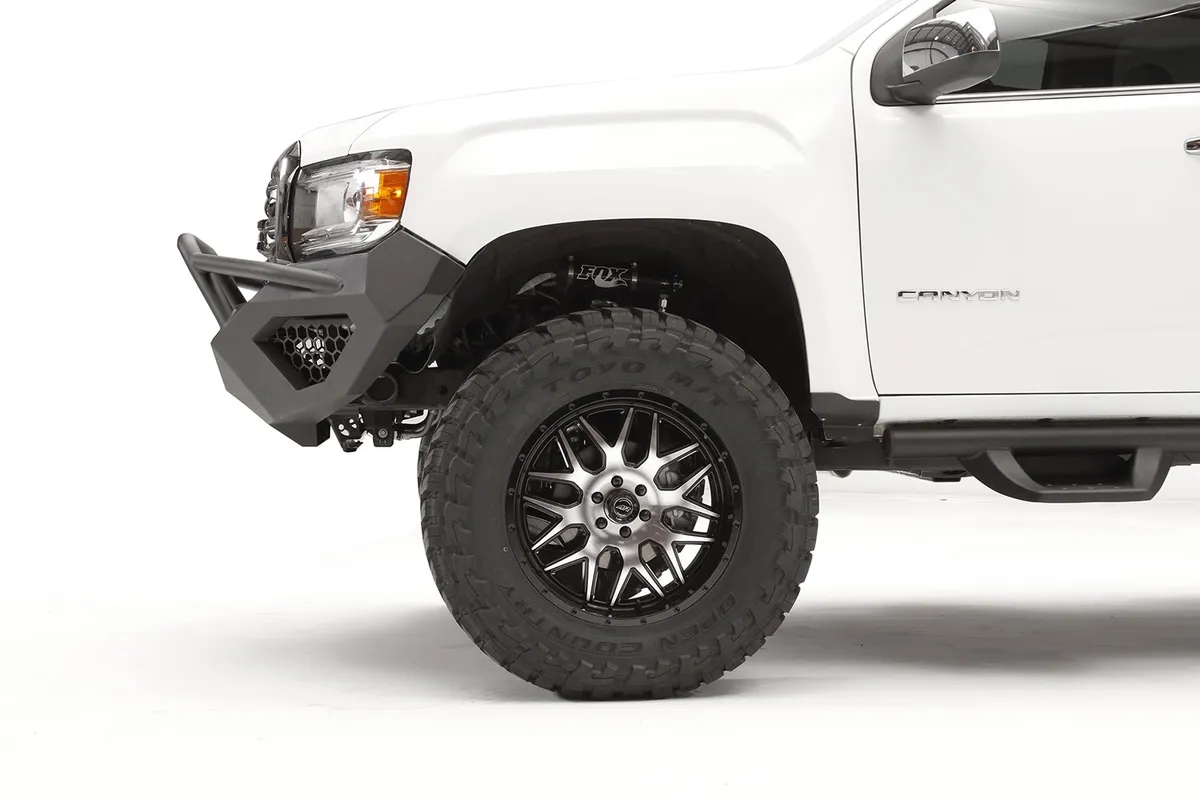 Vengeance Front Bumper; 2 Stage Black Powder Coated; Pre-Runner Guard; product image