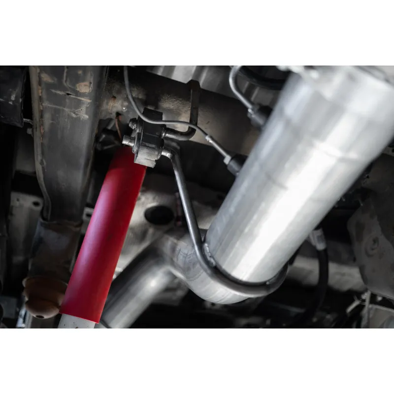 Armor Pro Filter Back Exhaust System; 4 in.; 5 in. Outlet Diameter Tip; Single Side Exit; T304 Stainless Steel; product image