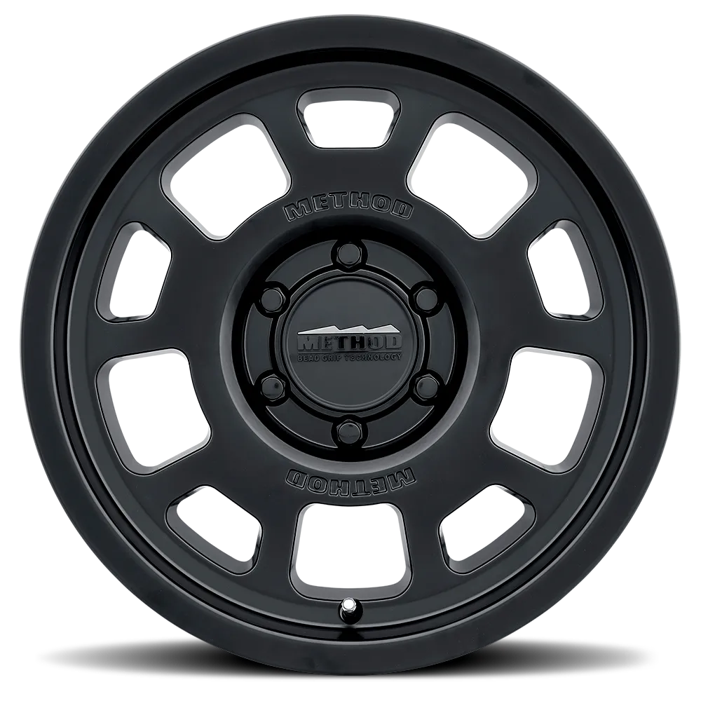 Aluminum Wheels 17x8.5 Bead Grip MR705 Bolt Pattern 5 On 150 Offset 35 Lip Size 1.22 Matte Black MB Method product image