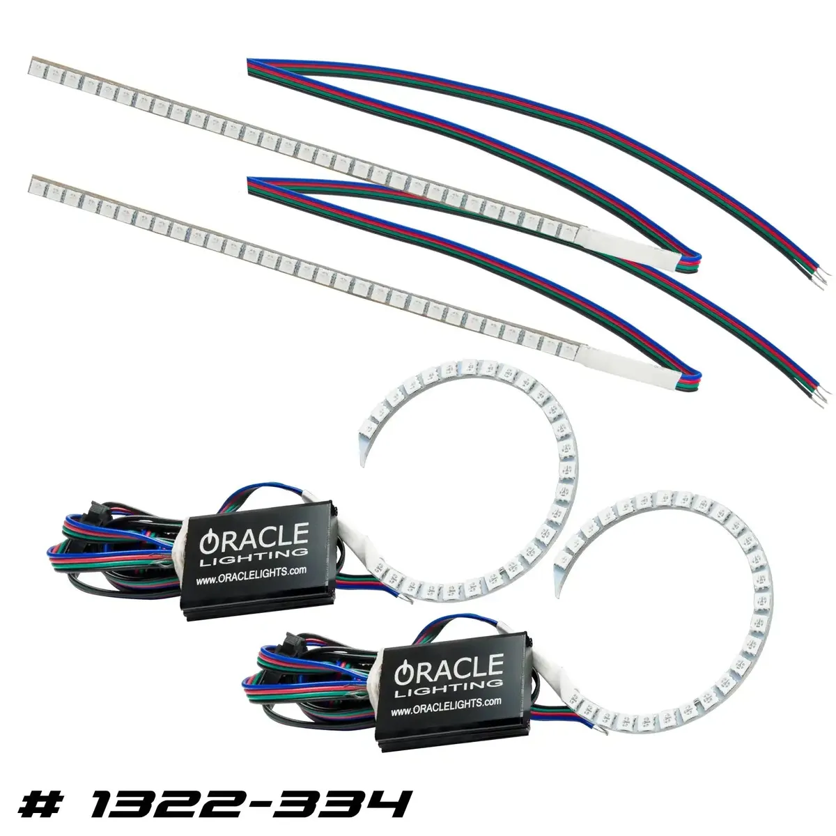 ORACLE Lighting 2015-2017 Ford Focus RS/ST ColorSHIFT DRL Upgrade w/Halo Kit product image