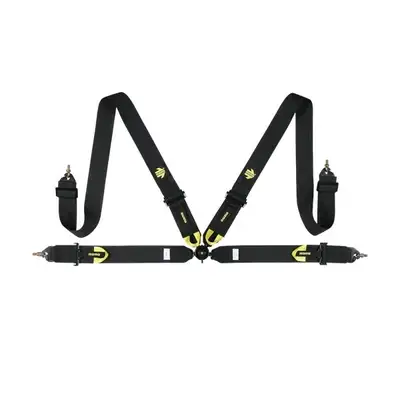 MOMO Tuning & Safety Corsa Harness 4 Point 3x3 Black Clip in Cam