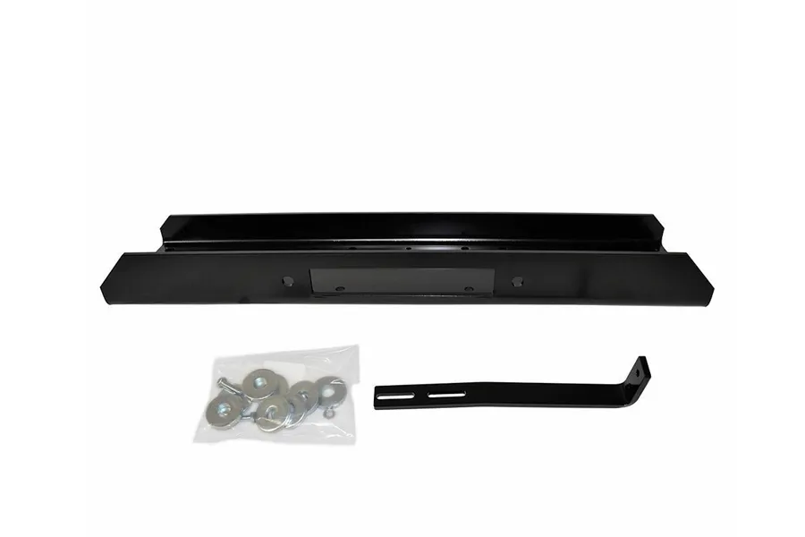 Warn Warn - Universal Winch Mounting Plate For Use With Warn Mid-Frame Winches (Zeon, vr Evo, M8, Xd9, Etc.); Fixed Mount; Powder Coated; Black. Includes Mounting