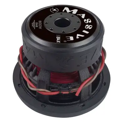 Massive Audio H84X - 8" 800 Watts RMS Dual 4 Ohm 2.5" V.C. Subwoofer