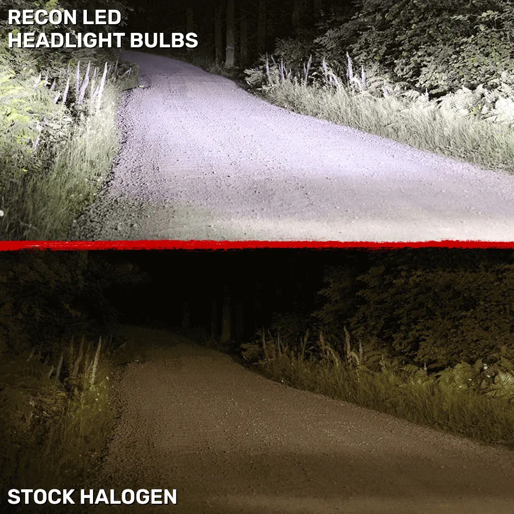 H1 12V High Power LED Headlight Bulbs 25-Watt (Single Beam) Ballast Free - 6000K Color product image