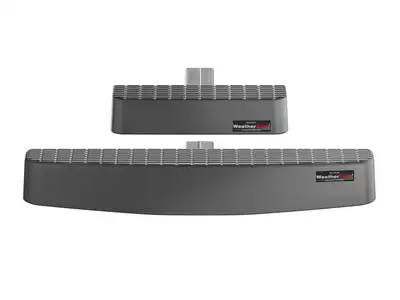 Weathertech BumpStep®XL; Fits Standard 2 in. Receiver Hitches Only; Standard Hardware;