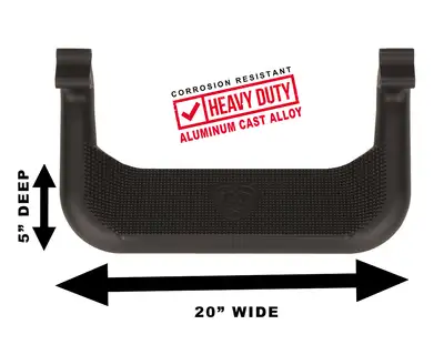 Carr CARR - 121241 - Super Hoop; Assist/Side Step; XP3 Black Powder Coat; Pair