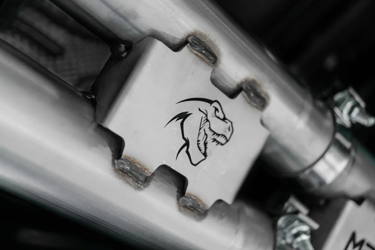 2021-24 RAM Trx T304 Stainless Steel 3 Inch Cat-Back Dual Split Rear With Carbon Fiber Tips Race Version Exhaust System Mbrp product image