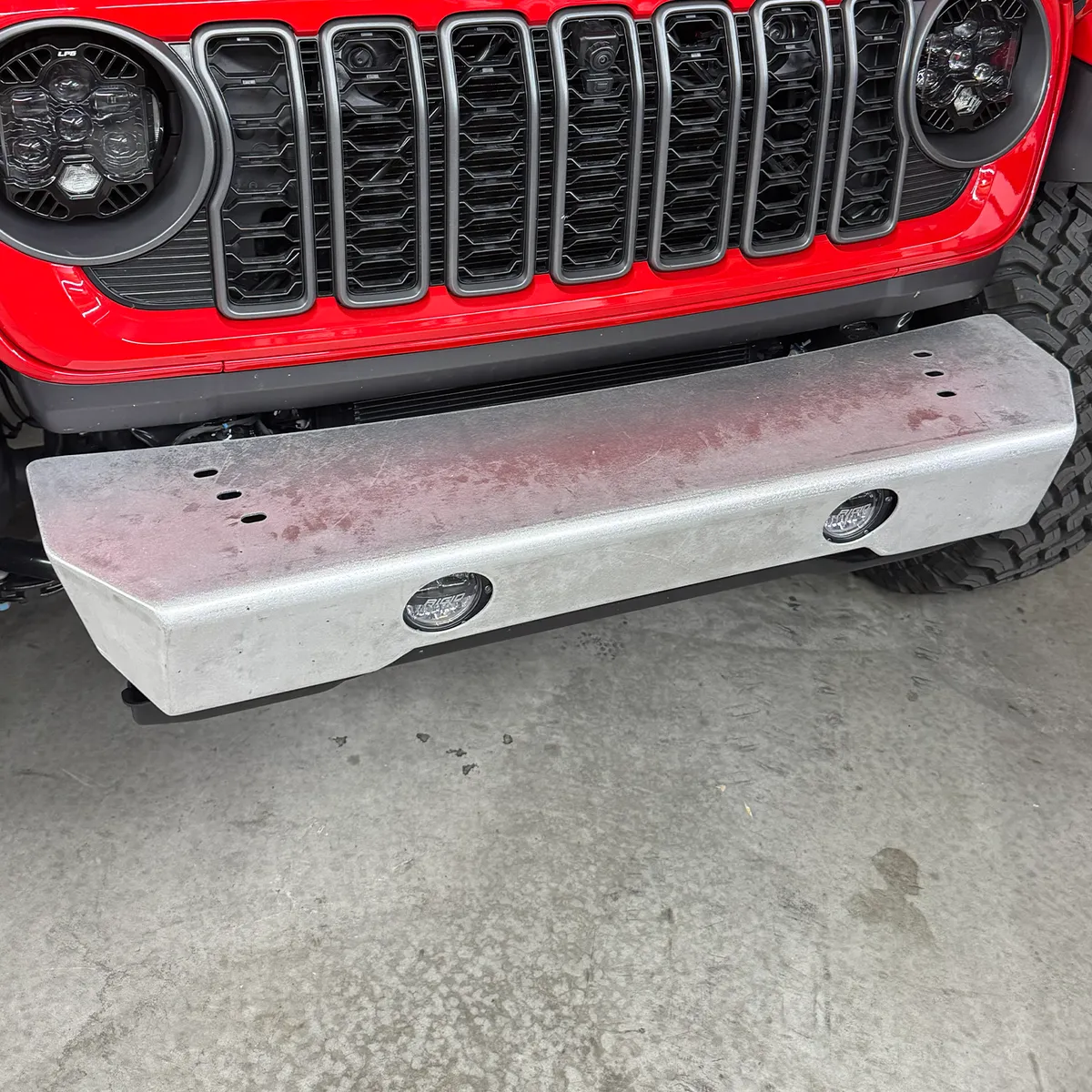 2007-2026 Jk/Jku/Jl/Jlu/Jt Front Bumper Without Hoop (Aluminum Surf & Turf Winchless Skin) Savvy Offroad product image