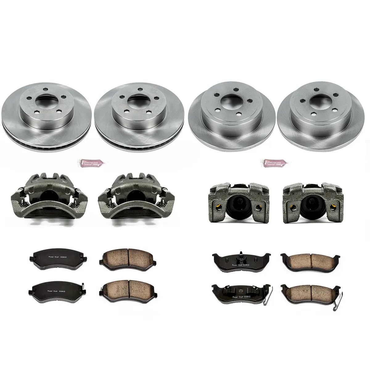 Z17 Direct Replacement Kit: Rotors; Ceramic Pads; Calipers product image
