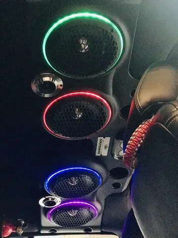 ASB Audio 8” Metal Speaker Grills (x4)- Black product image