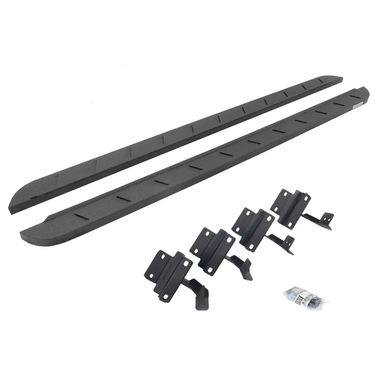 Go Rhino 63417780ST - RB10 Slim Line Running Boards With Mounting Brackets - Protective Bedliner Coating product image