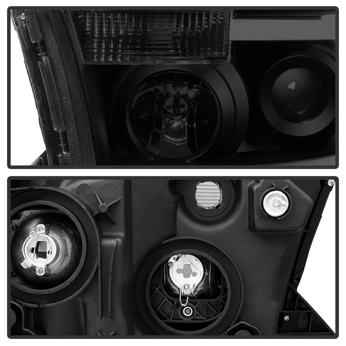 0713 Tundra/0813 Sequioa LED Light Bar Projector Headlightsblack Smoked product image