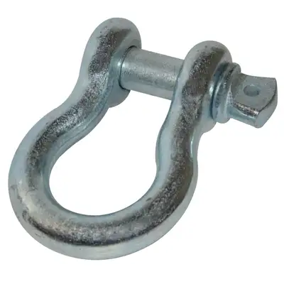Bulldog Winch 1-1/2 Inch Shackle 34k LB WLL Silver Bulldog Winch