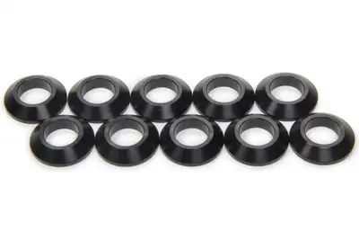 MPD Racing 1in Cone Spacer 10 pack Aluminum - Black